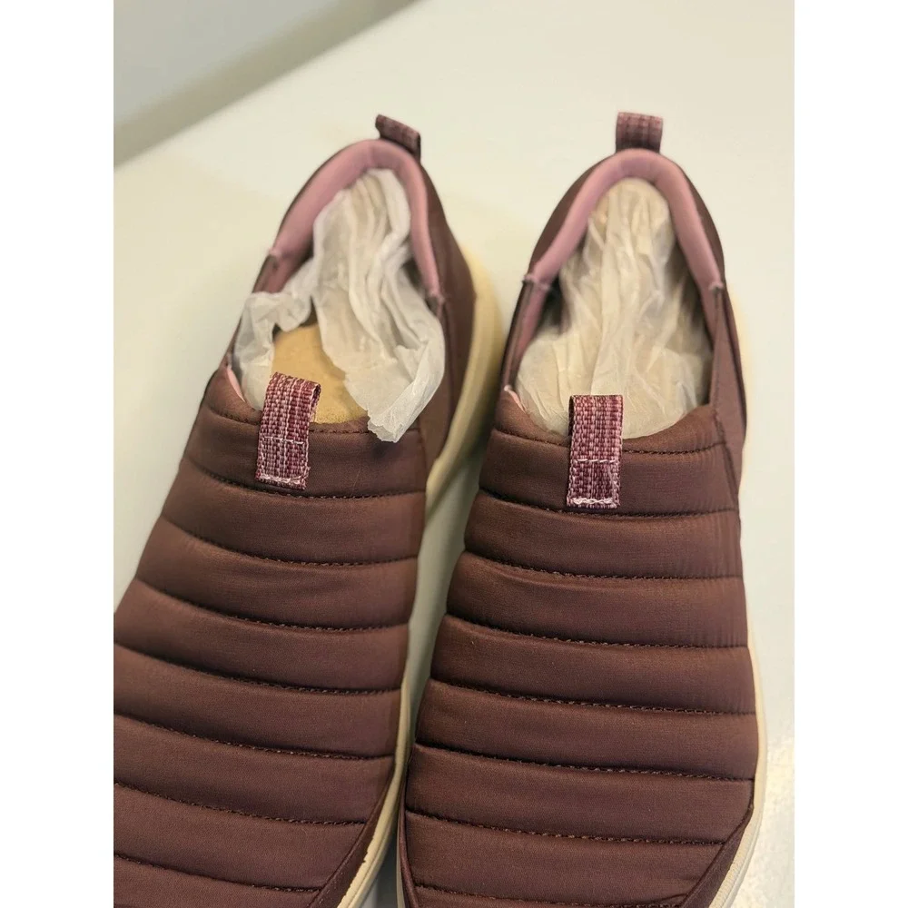 Ryka Pursuit Quilted Slip-Ons Windsor Red Comfort‎ Walking Shoes Size 8 Women